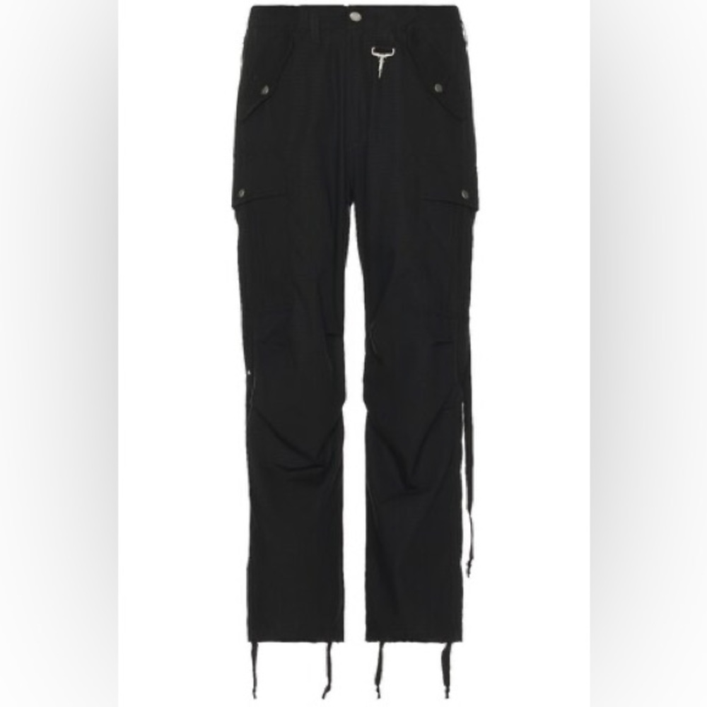 RESSE COOPER || Black Cargo Pants